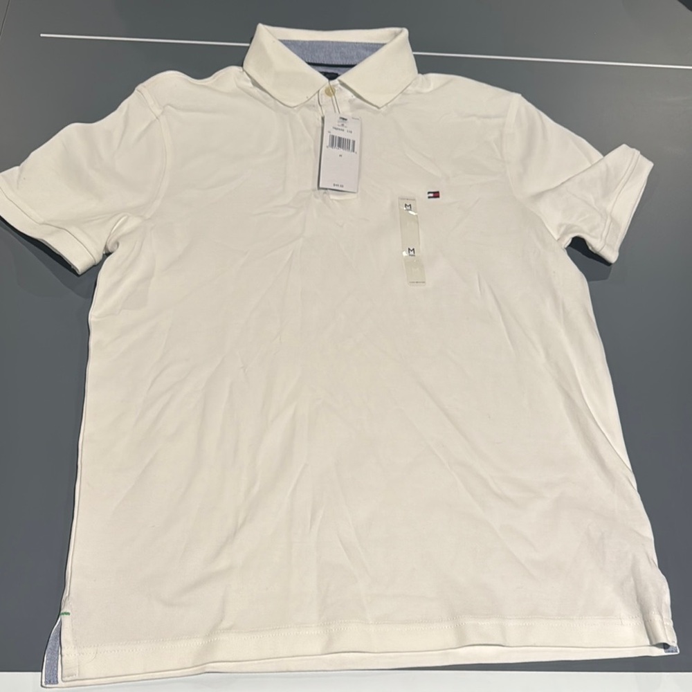 BNWT Tommy Hilfiger medium men’s white polo